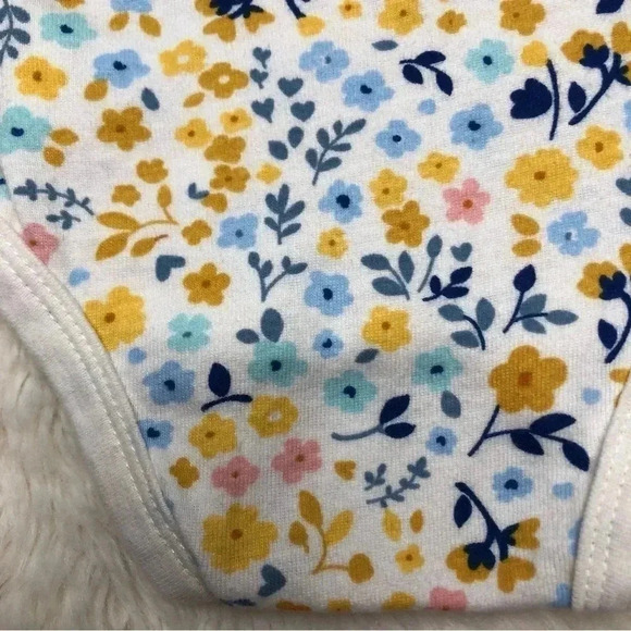 Gerber Onesie Diaper White / Pink / Blue /  Yellow Fliral Size Neworn - Picture 15 of 16